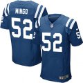Indianapolis Colts #52 Barkevious Mingo Elite Royal Blue Team Color NFL Jersey