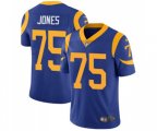 Los Angeles Rams #75 Deacon Jones Royal Blue Alternate Vapor Untouchable Limited Player Football Jersey