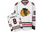 Chicago Blackhawks #8 Nick Schmaltz Premier White Away NHL Jersey