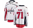 Washington Capitals #71 Kody Clark Fanatics Branded White Away Breakaway NHL Jersey