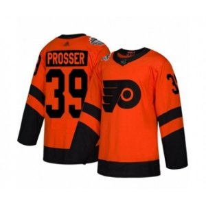 Philadelphia Flyers #39 Nate Prosser Authentic Orange 2019 Stadium Series Hockey Jersey
