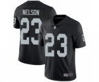 Oakland Raiders #23 Nick Nelson Black Team Color Vapor Untouchable Limited Player Football Jersey
