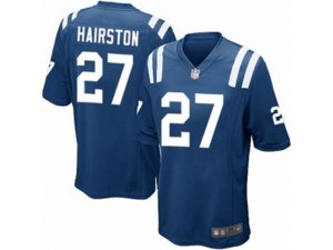 Indianapolis Colts #27 Nate Hairston Game Royal Blue Team Color NFL Jersey