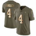 Minnesota Vikings #4 Ryan Quigley Limited Olive Gold 2017 Salute to Service NFL Jersey