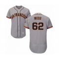 San Francisco Giants #62 Logan Webb Grey Road Flex Base Authentic Collection Baseball Player Jersey