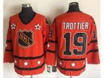Pittsburgh Penguins #19 Bryan Trottier Orange All Star CCM Throwback Stitched NHL Jersey