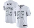 Oakland Raiders #97 Josh Mauro Limited White Rush Vapor Untouchable Football Jersey
