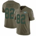 New York Jets #82 Will Tye Limited Olive 2017 Salute to Service NFL Jersey