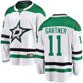 Dallas Stars #11 Mike Gartner Authentic White Away Fanatics Branded Breakaway NHL Jersey