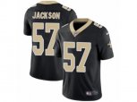 New Orleans Saints #57 Rickey Jackson Vapor Untouchable Limited Black Team Color NFL Jersey