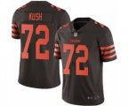 Cleveland Browns #72 Eric Kush Limited Brown Rush Vapor Untouchable Football Jersey