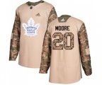 Toronto Maple Leafs #20 Dominic Moore Authentic Camo Veterans Day Practice NHL Jersey