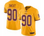 Washington Redskins #90 Montez Sweat Limited Gold Rush Vapor Untouchable Football Jersey