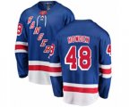 New York Rangers #48 Brett Howden Fanatics Branded Royal Blue Home Breakaway NHL Jersey