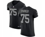 Oakland Raiders #75 Brandon Parker Black Team Color Vapor Untouchable Elite Player Football Jersey