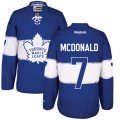 Toronto Maple Leafs #7 Lanny McDonald Premier Royal Blue 2017 Centennial Classic NHL Jersey