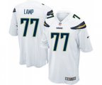 Los Angeles Chargers #77 Forrest Lamp Game White Football Jersey