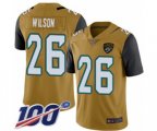 Jacksonville Jaguars #26 Jarrod Wilson Limited Gold Rush Vapor Untouchable 100th Season Football Jersey