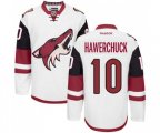 Arizona Coyotes #10 Dale Hawerchuck Authentic White Away Hockey Jersey