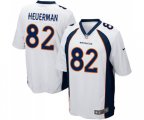 Denver Broncos #82 Jeff Heuerman Game White Football Jersey