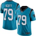 Carolina Panthers #79 Chris Scott Limited Blue Rush Vapor Untouchable NFL Jersey
