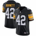 Pittsburgh Steelers #42 Morgan Burnett Black Alternate Vapor Untouchable Limited Player NFL Jersey