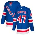 New York Rangers #47 Steven Kampfer Premier Royal Blue Home NHL Jersey