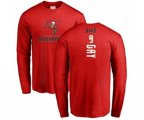 Tampa Bay Buccaneers #9 Matt Gay Red Backer Long Sleeve T-Shirt