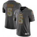 Pittsburgh Steelers #5 Joshua Dobbs Gray Static Vapor Untouchable Limited NFL Jersey