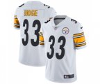 Pittsburgh Steelers #33 Merril Hoge White Vapor Untouchable Limited Player Football Jersey