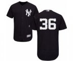 New York Yankees Mike Ford Navy Blue Alternate Flex Base Authentic Collection Baseball Player Jersey