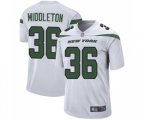 New York Jets #36 Doug Middleton Game White Football Jersey