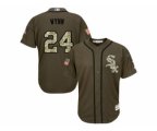 Chicago White Sox #24 Early Wynn Green Salute to Service Stitched Baseball Jersey[Wynn]