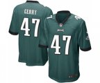 Philadelphia Eagles #47 Nate Gerry Game Midnight Green Team Color Football Jersey