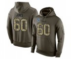 Tennessee Titans #60 Ben Jones Green Salute To Service Pullover Hoodie