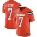 Cleveland Browns #7 DeShone Kizer Orange Alternate Vapor Untouchable Limited Player NFL Jersey