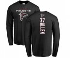 Atlanta Falcons #37 Ricardo Allen Black Backer Long Sleeve T-Shirt