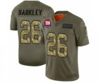 New York Giants #26 Saquon Barkley 2019 Olive Camo Salute to Service Limited Jersey