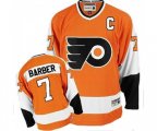 CCM Philadelphia Flyers #7 Bill Barber Premier Orange Throwback NHL Jersey