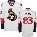 Ottawa Senators #83 Christian Jaros Authentic White Away NHL Jersey