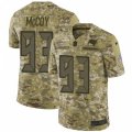 Tampa Bay Buccaneers #93 Gerald McCoy Limited Camo 2018 Salute to Service NFL Jersey