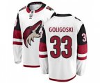 Arizona Coyotes #33 Alex Goligoski Fanatics Branded White Away Breakaway Hockey Jersey
