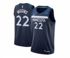 Minnesota Timberwolves #22 Andrew Wiggins Navy Blue Stitched NBA Swingman Jersey