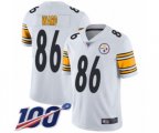 Pittsburgh Steelers #86 Hines Ward White Vapor Untouchable Limited Player 100th Season Football Jersey