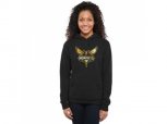 Women Charlotte Hornets Gold Collection Pullover Hoodie Black