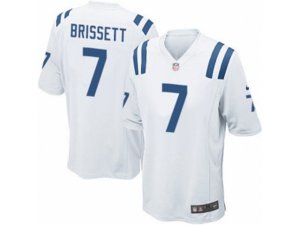Indianapolis Colts #7 Jacoby Brissett Game White NFL Jersey