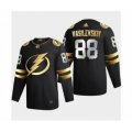 Tampa Bay Lightning #88 Andrei Vasilevskiy Black Golden Edition Limited Stitched Hockey Jersey