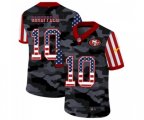 San Francisco 49ers #10 Jimmy Garoppolo 2020 USA Camo Salute to Service Limited Jersey
