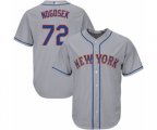 New York Mets Stephen Nogosek Replica Grey Road Cool Base Baseball Player Jersey