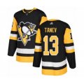 Pittsburgh Penguins #13 Brandon Tanev Authentic Black Home Hockey Jersey